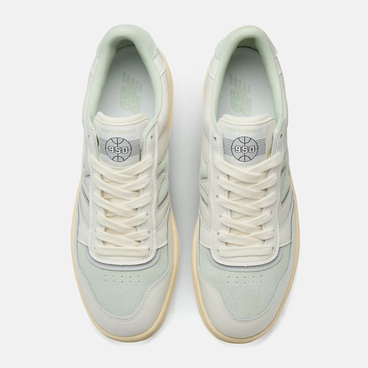 New Balance 950 Sneaker Off White/Licht Groen