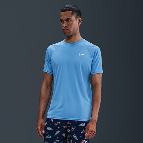 Nike Essential Hydroguard T-shirt Licht Blauw