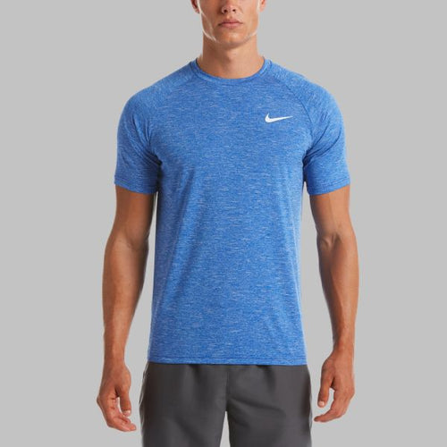 Nike Heathered Hydroguard T-shirt Blauw