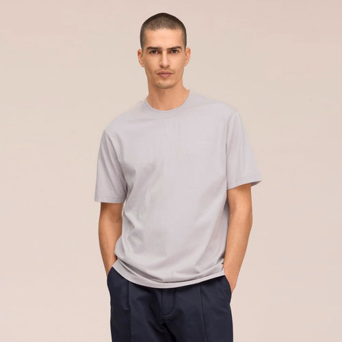 NN.07 Adam Emb T-shirt Grijs
