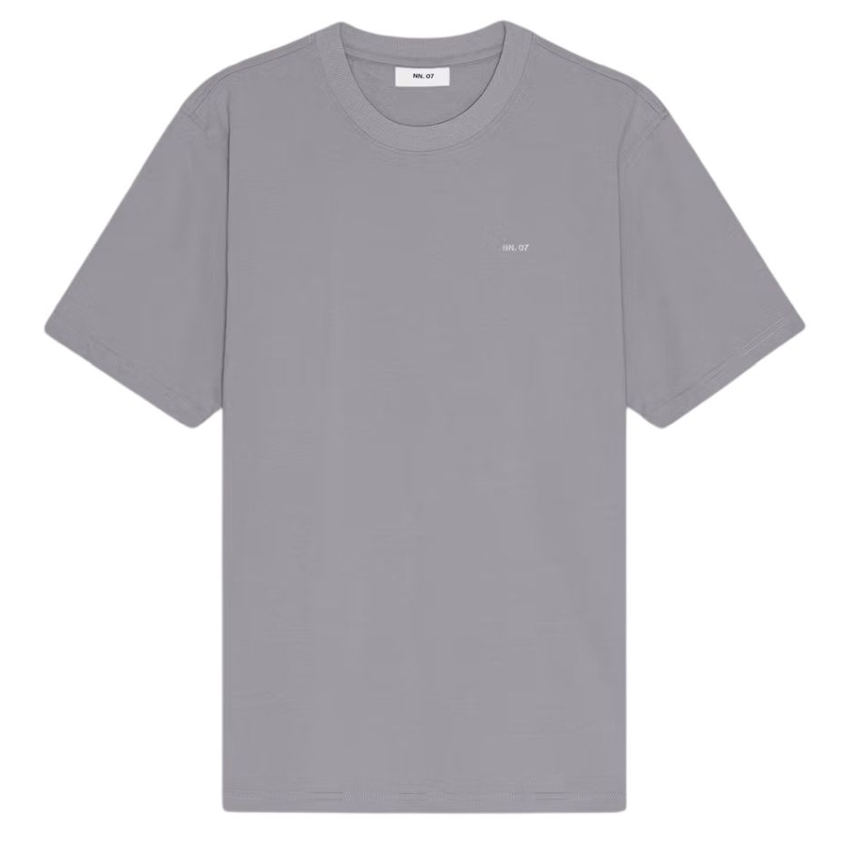 NN.07 Adam Emb T-shirt Grijs