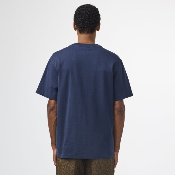NN.07 Adam Print T-shirt Navy
