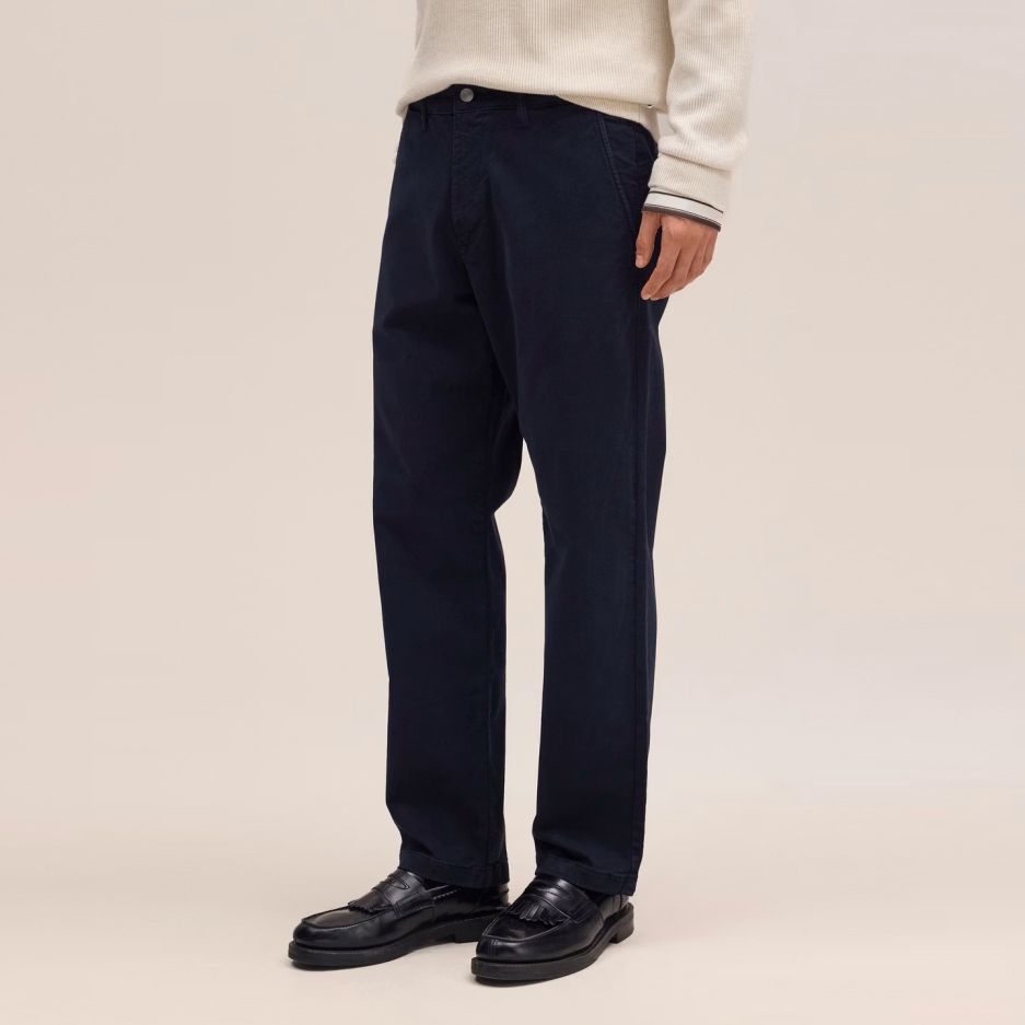 NN.07 Aden Straight Leg Chino Navy