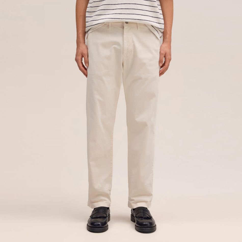 NN.07 Aden Straight Leg Chino Off White