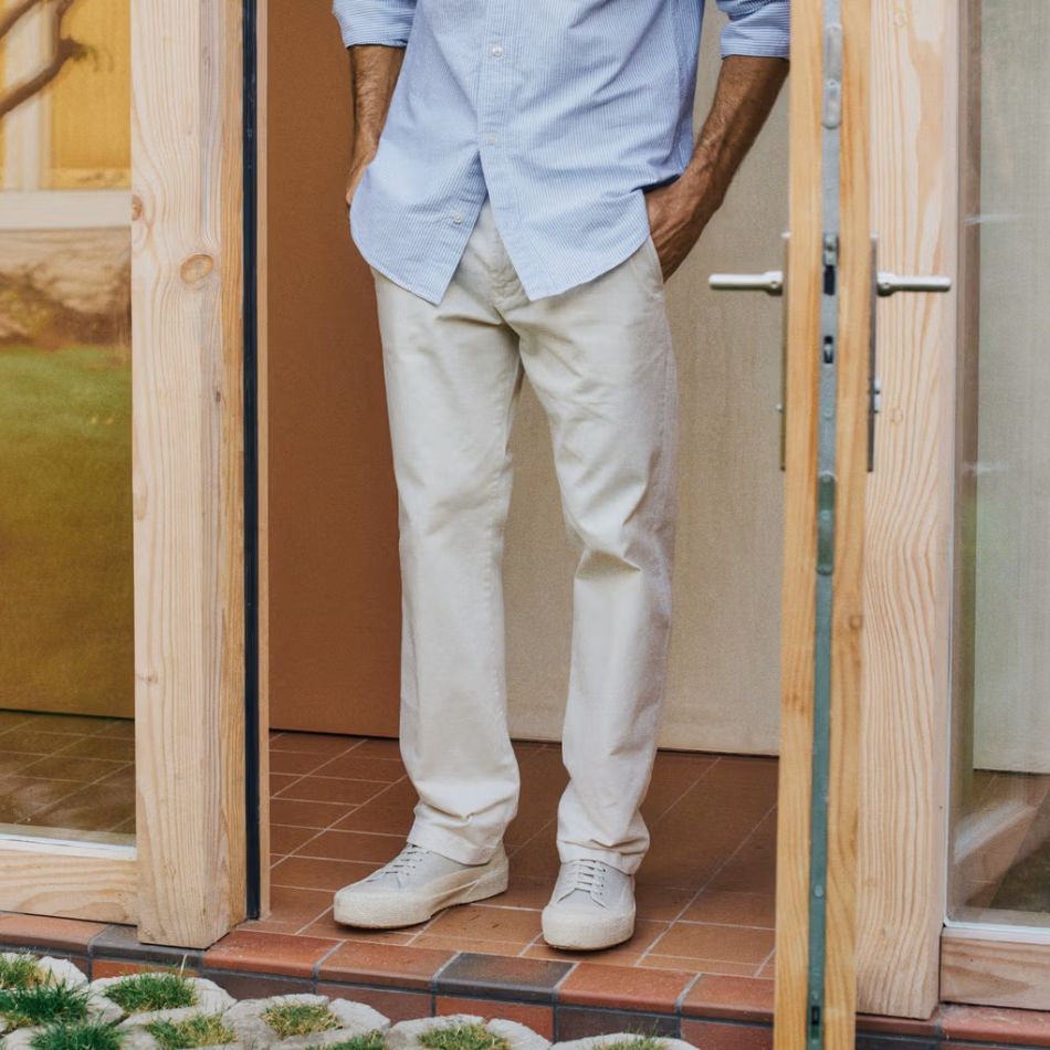 NN.07 Aden Straight Leg Chino Off White