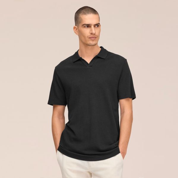 NN.07 Almer Polo Zwart