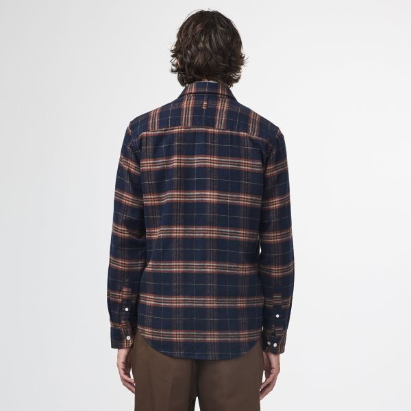 NN.07 Arne Overhemd Bordeaux/Navy