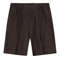 NN.07 Billie Linen Blend Korte Broek Bruin