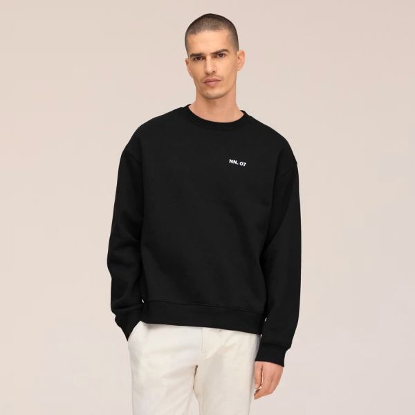 NN.07 Dagon Sweater Zwart