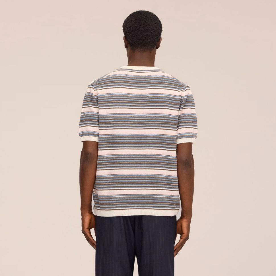 NN.07 Danny Striped T-shirt Meerkleurig