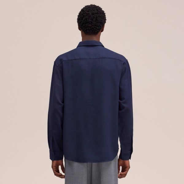 NN.07 Deon Overhemd Navy