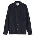 NN.07 Freddy Stripe Overshirt Navy
