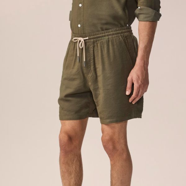 NN.07 Gabin Korte Broek Donker Groen