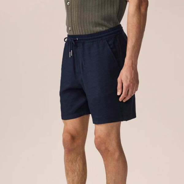 NN.07 Gabin Korte Broek Navy