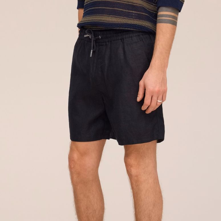 NN.07 Gregor Korte Broek Zwart