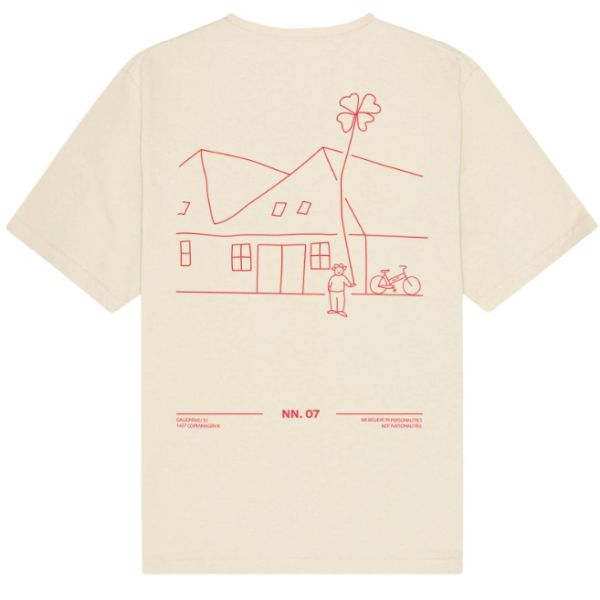 NN.07 Jett Print T-shirt Off White