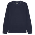 NN.07 Jett Waffle Knit Longsleeve T-shirt Navy