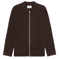 NN.07 Jonas Boiled Hybrid Vest Donker Bruin