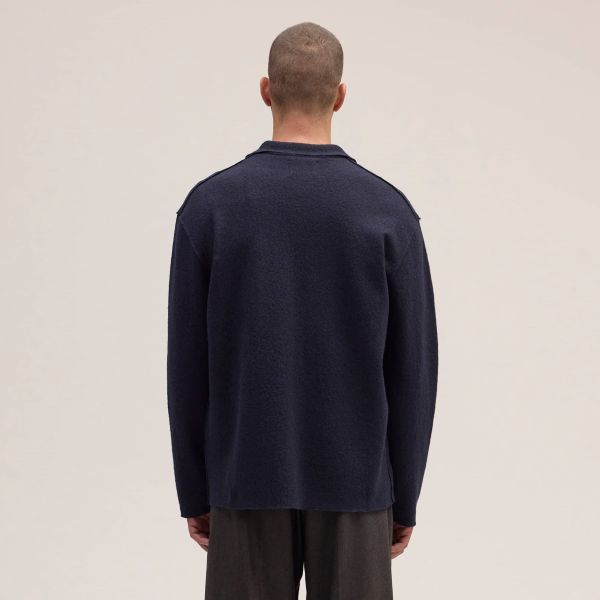 NN.07 Jonas Boiled Hybrid Vest Navy