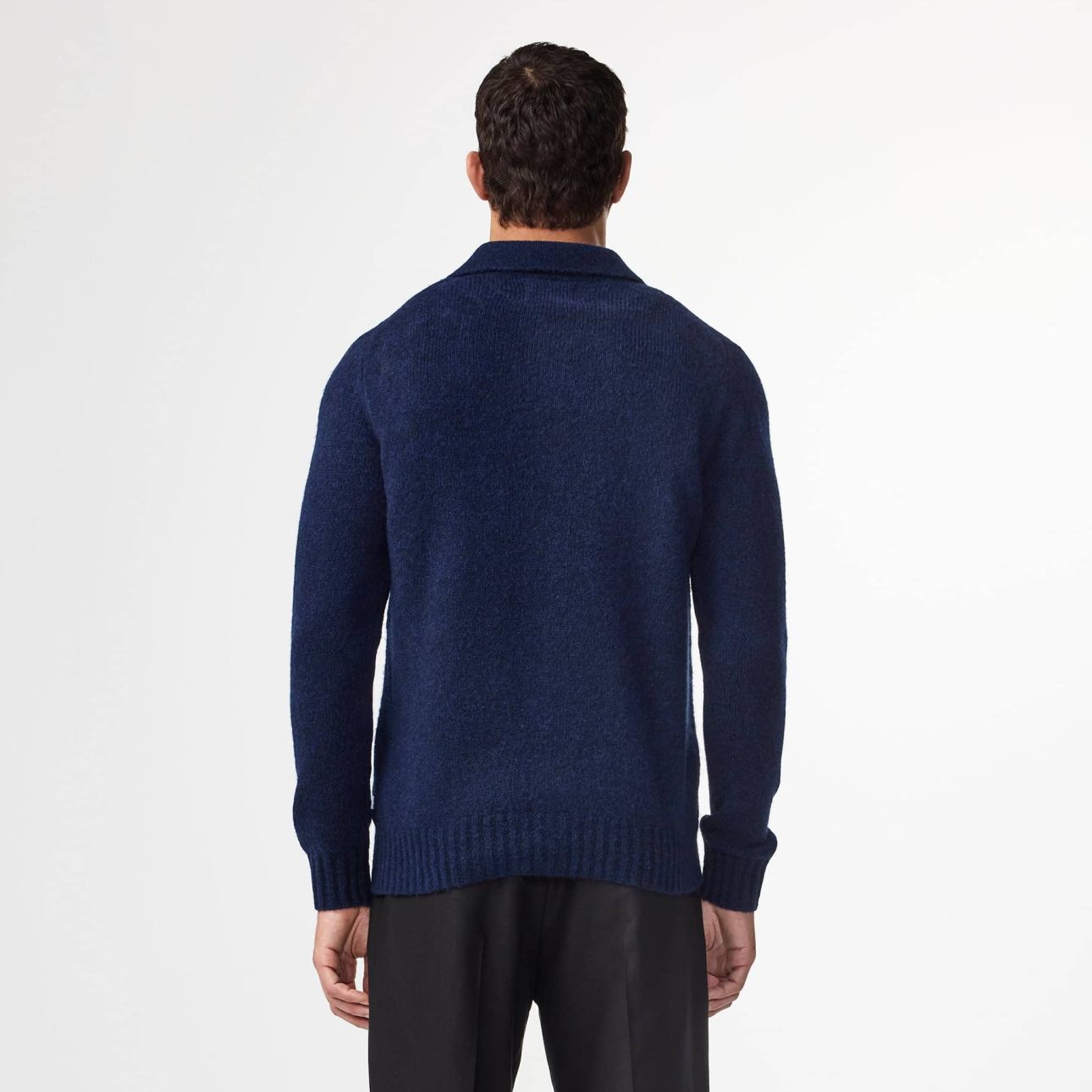 NN.07 Lee Polo Cardigan Navy