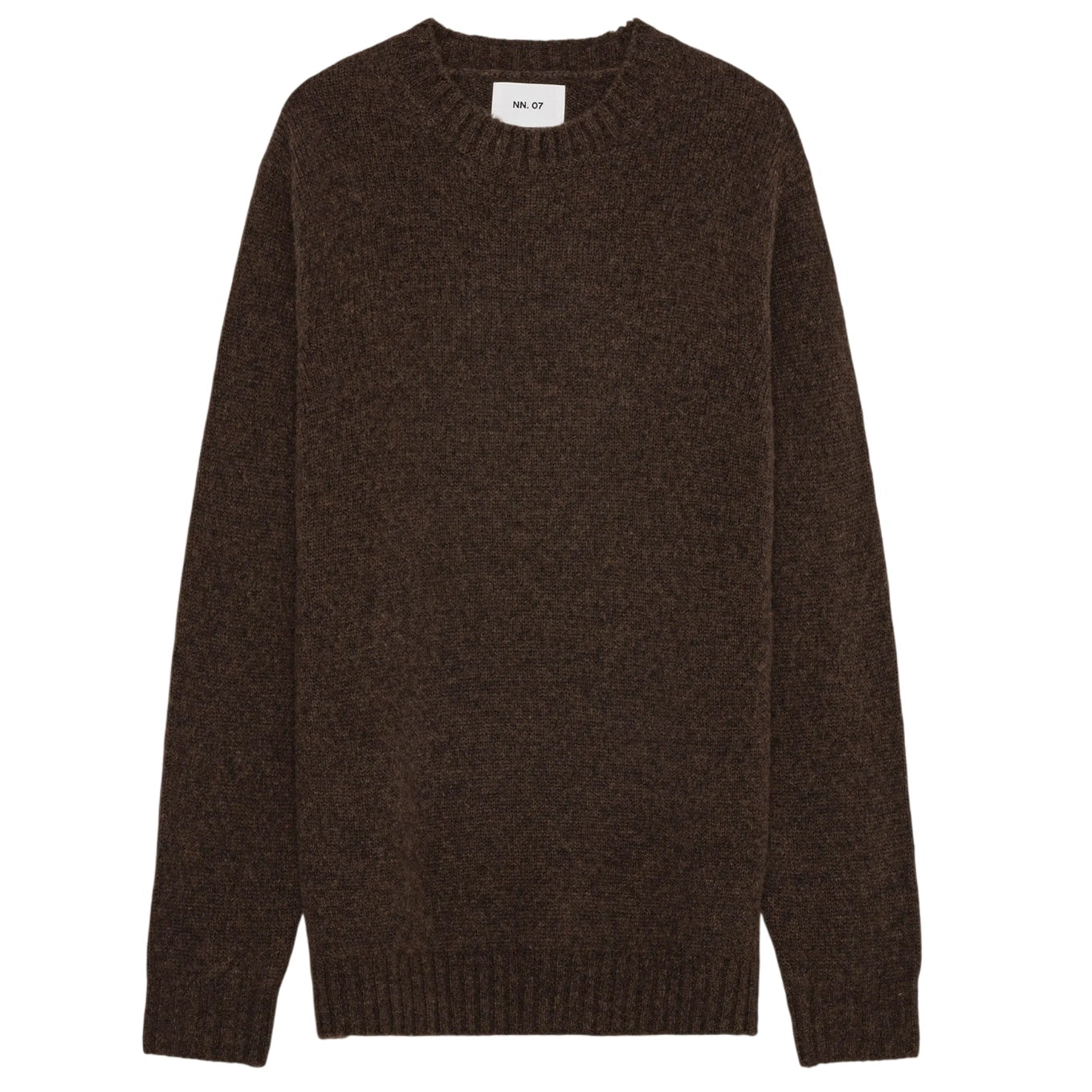 NN.07 Lee Wool Blend Sweater Donker Bruin