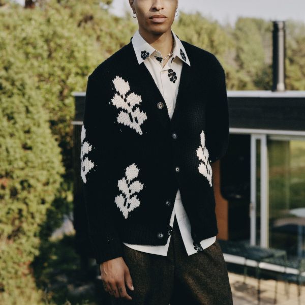 NN.07 Mika Cardigan Zwart