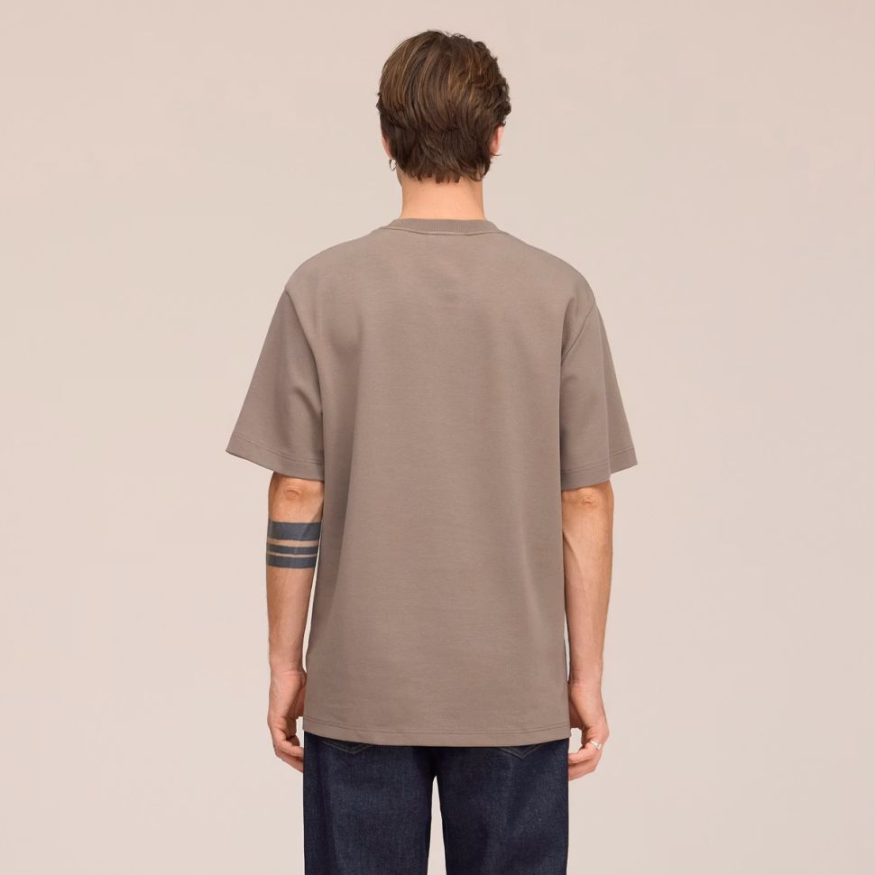 NN.07 Nat Logo T-shirt Bruin