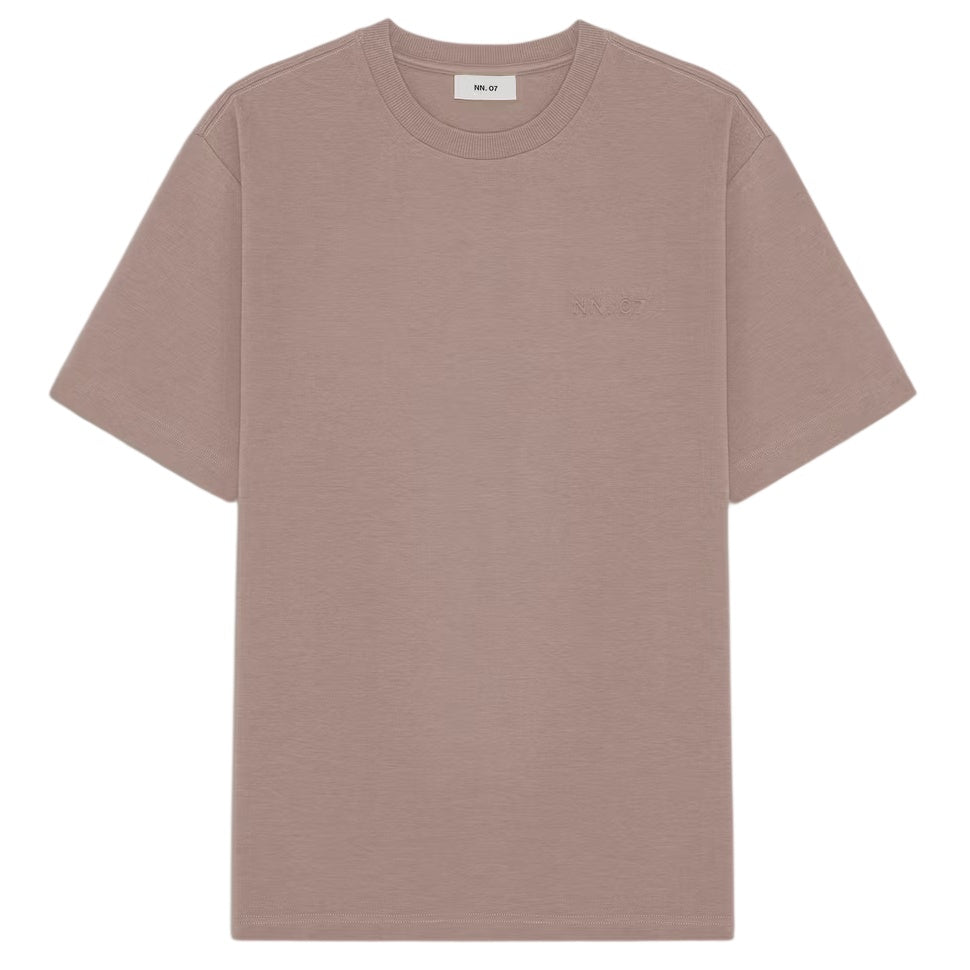 NN.07 Nat Logo T-shirt Bruin