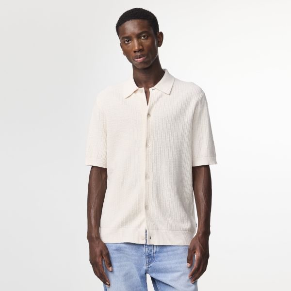 NN.07 Nolan Cardigan Overhemd Off White