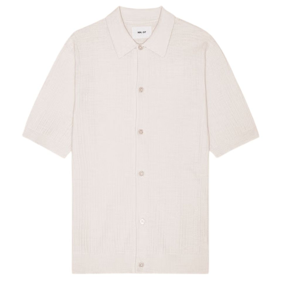 NN.07 Nolan Cardigan Overhemd Off White