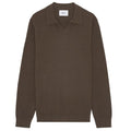 NN.07 Paul Longsleeve Polo Bruin