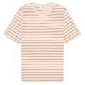 NN.07 Pedro Striped T-shirt Off White/Rood