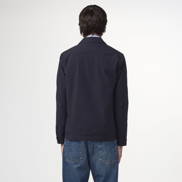 NN.07 Zander Overshirt Navy