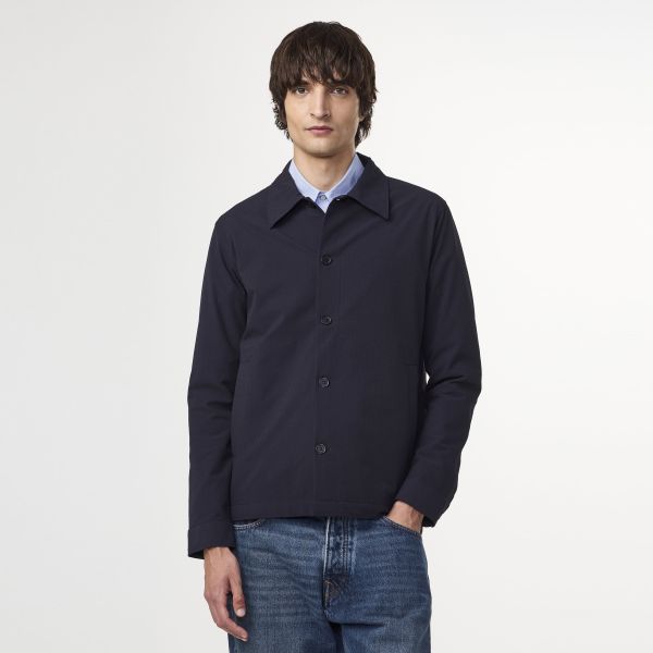 NN.07 Zander Overshirt Navy