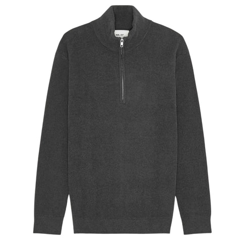 NN.07 Danny Half Zip Sweater Antraciet