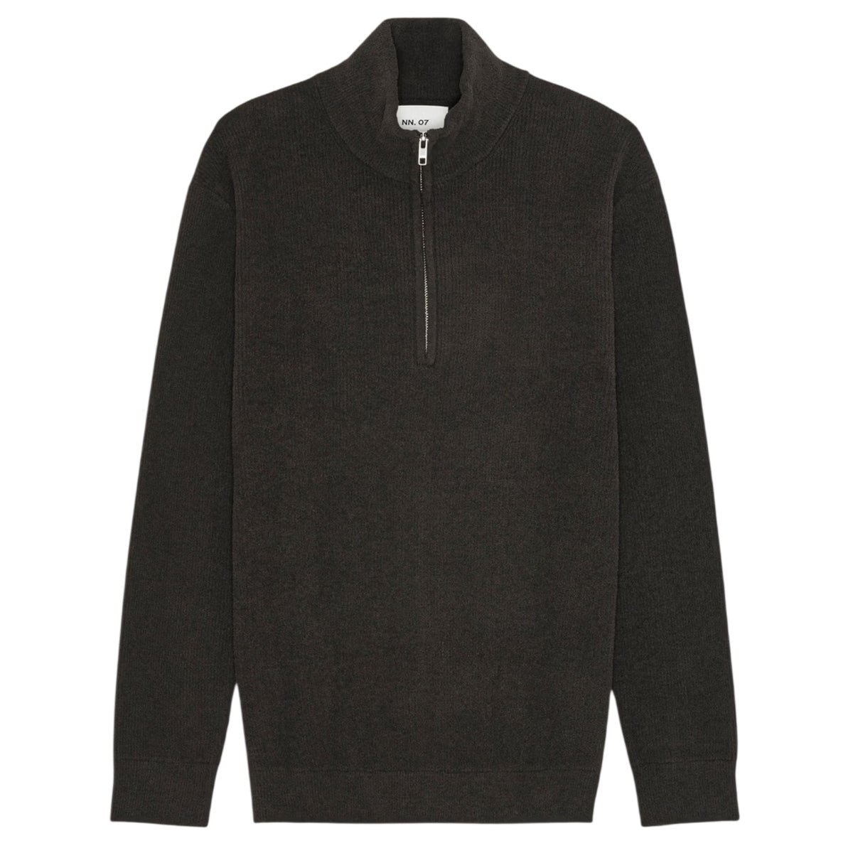 NN.07 Danny Half Zip Sweater Bruin