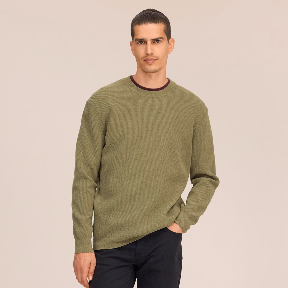NN.07 Danny Knit Sweater Donker Groen