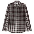 NN.07 Deon Check Overhemd Bordeaux