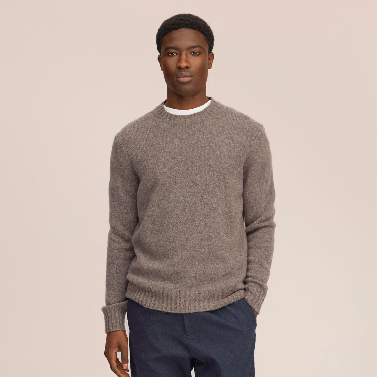 NN.07 Lee Knit Sweater Bruin