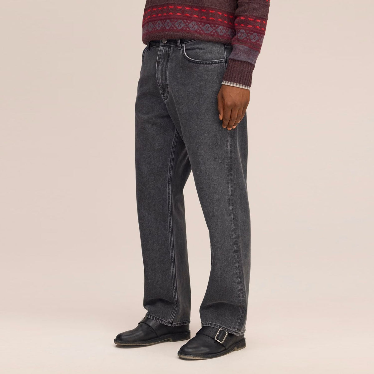 NN.07 Otis Rigid Cotton Jeans Grijs