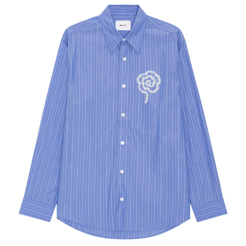 NN.07 Quinsy Overhemd Blauw