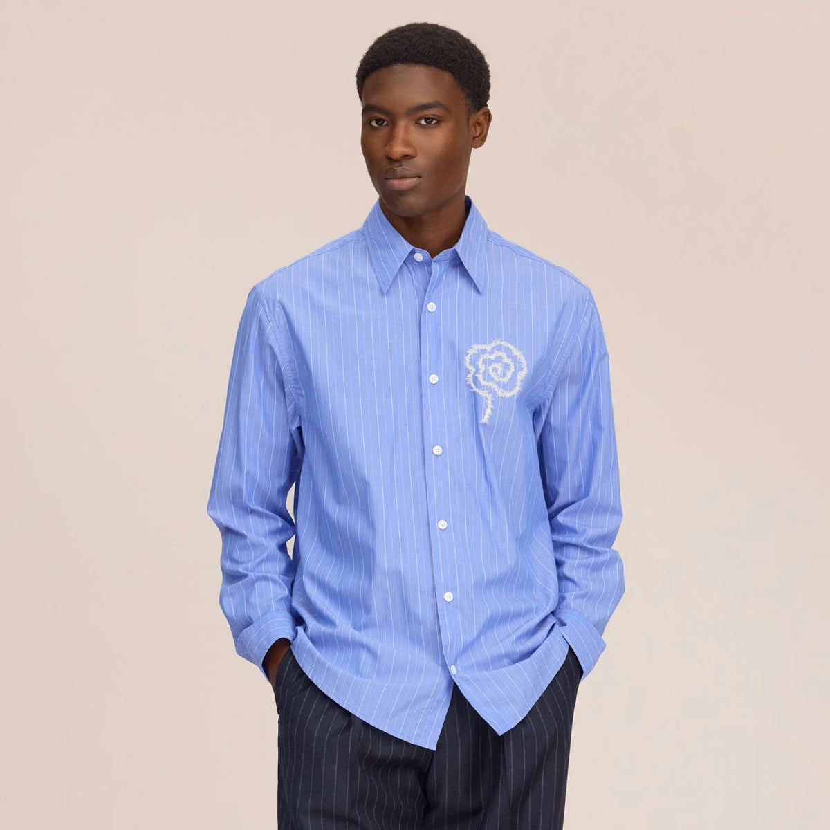 NN.07 Quinsy Overhemd Blauw
