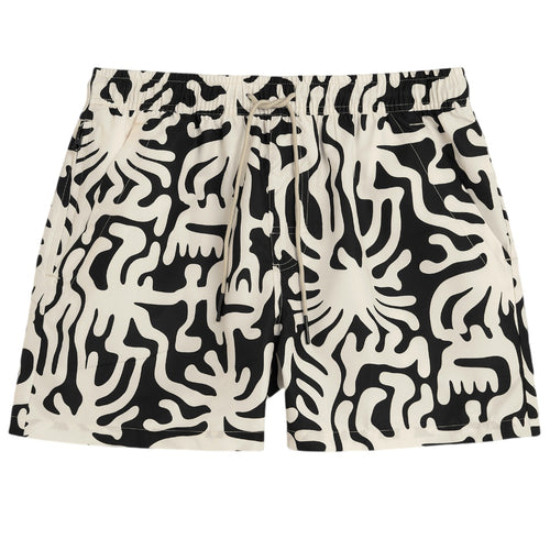 OAS Loefy Zwembroek Zwart/Off White