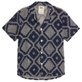 OAS Trastevere Cuba Crochet Overhemd Donker Blauw