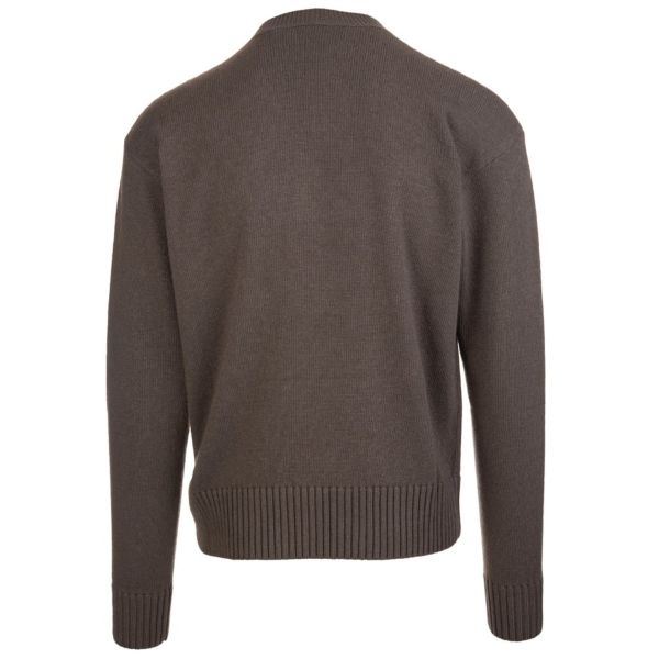 Off-White Basic Knit Sweater Donker Groen
