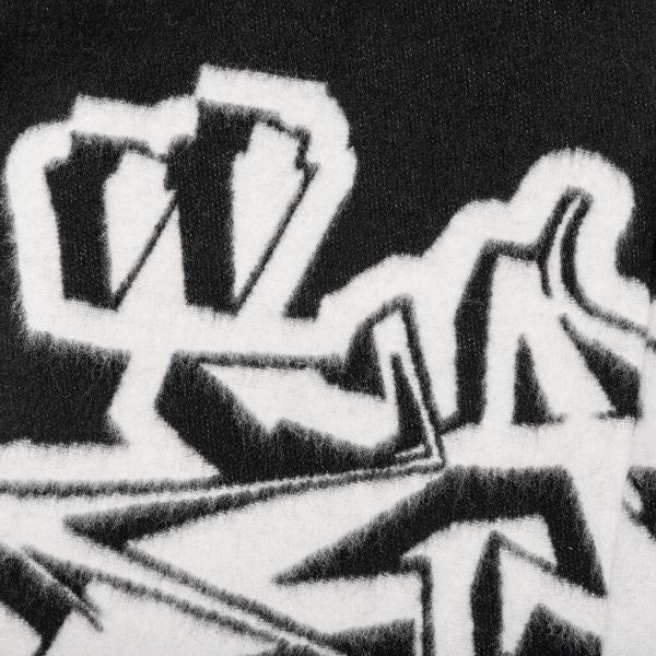 Off-White Graffiti Wool Skate Jas Zwart