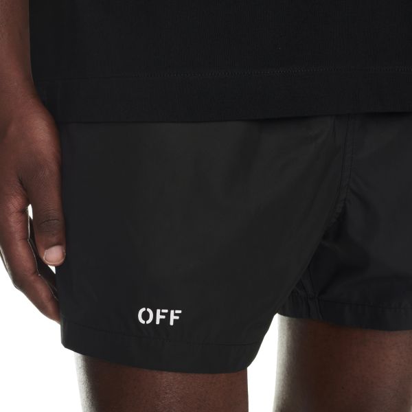 Off-White Off Stamp Zwembroek Zwart