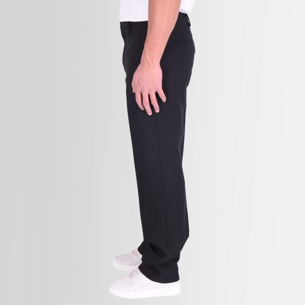 Off-White Techdrill Slim Zip Broek Zwart
