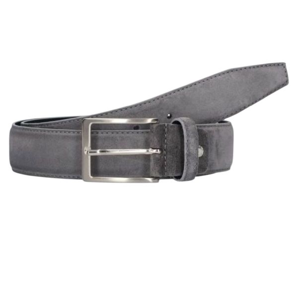 Officine Napoli Suede Riem Grijs