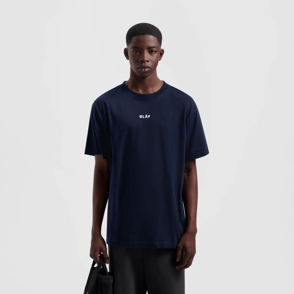 Olaf Block T-shirt Navy